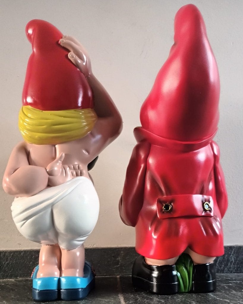 2 Nieuwe Kabouters Vrouw en Man , 18 plus , H 43 cm, Ophalen, Nieuw