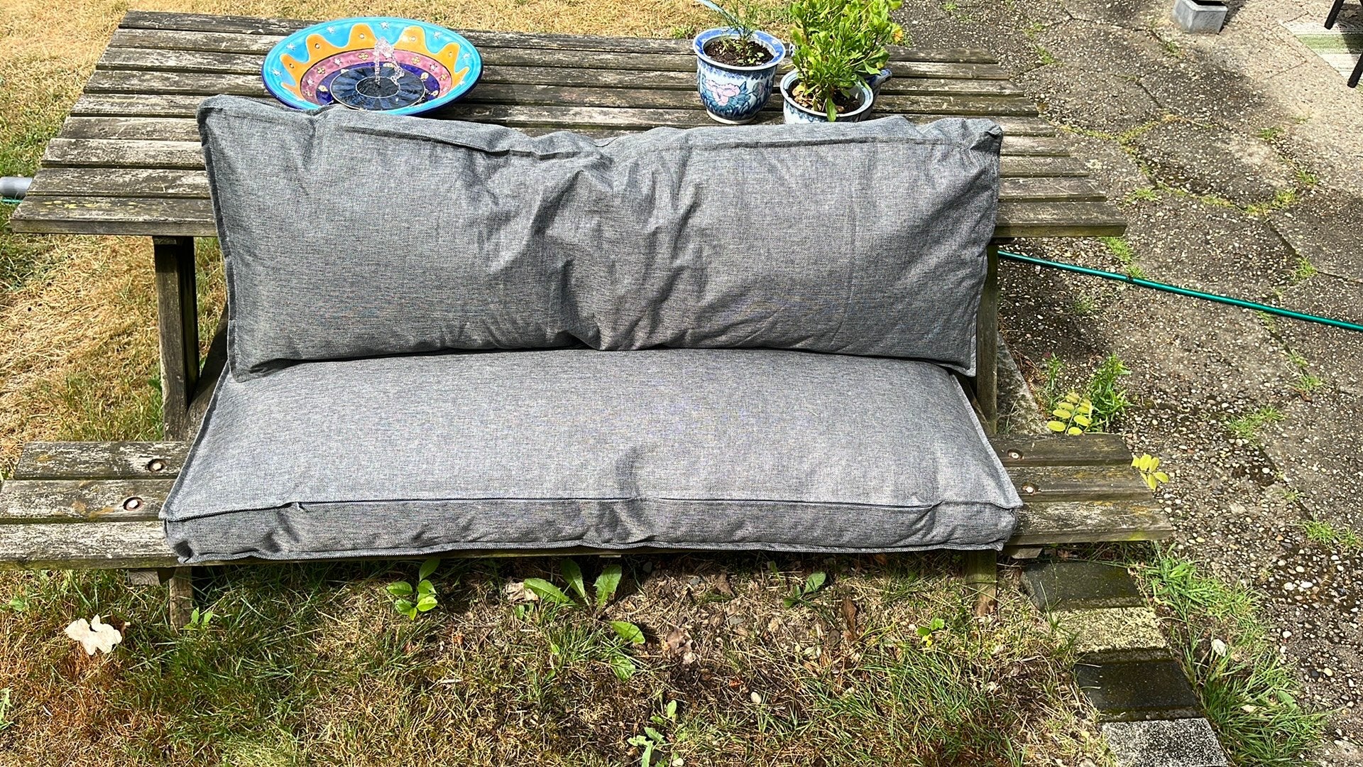 Tuin kussens, Ophalen, Zo goed als nieuw