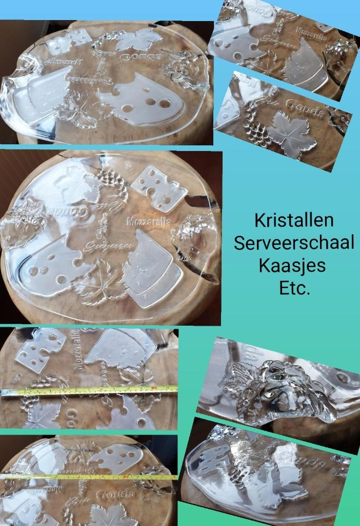 Walther Glass kristallen schaal nieuw en niet gebruikt!, Ophalen of Verzenden
