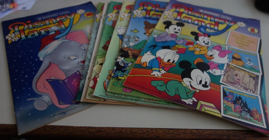Disney Land Margriet Extra - Complete set (10 stuks) 1987, Verzamelen, Ophalen of Verzenden, Overige figuren, Gebruikt, Overige typen
