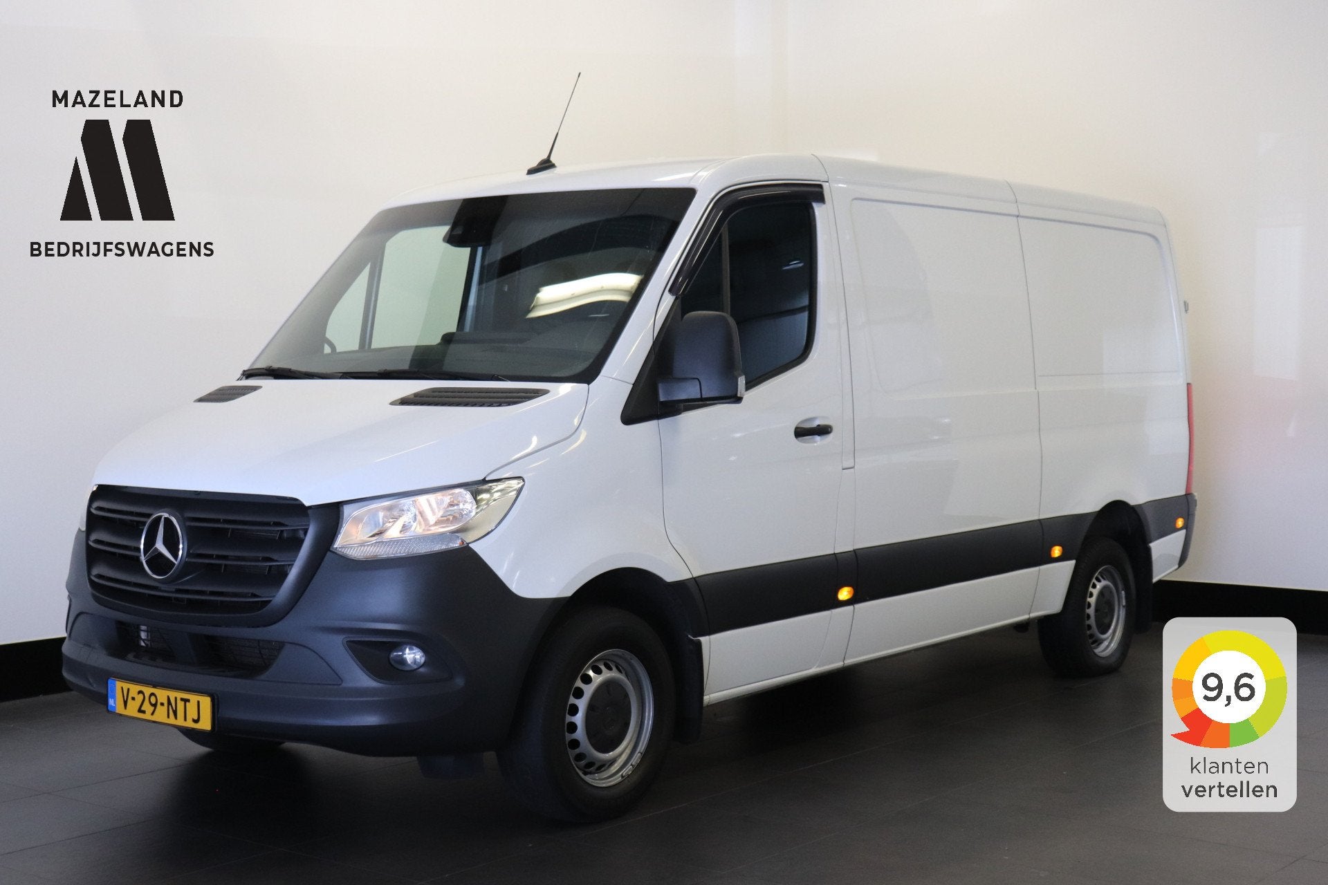 Mercedes-Benz Sprinter 317 CDI L2H1 EURO 6 - Airco - Navi -, Auto's, Gebruikt, 4 cilinders, 2000 kg, Wit