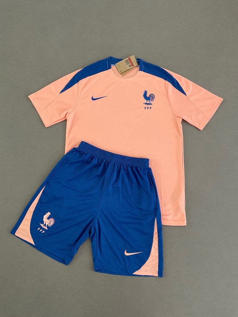 Frankrijk trainingsset/tenue shirt + short maat L, Maat L, Ophalen of Verzenden, Nieuw, Set