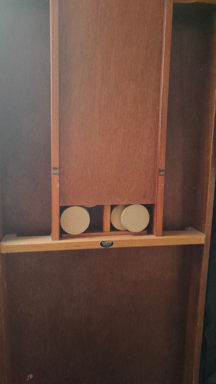 Homas Spelen Sjoelbak - Klassiek houten sjoelspel, Een of twee spelers, Ophalen, Gebruikt, Homas Spelen
