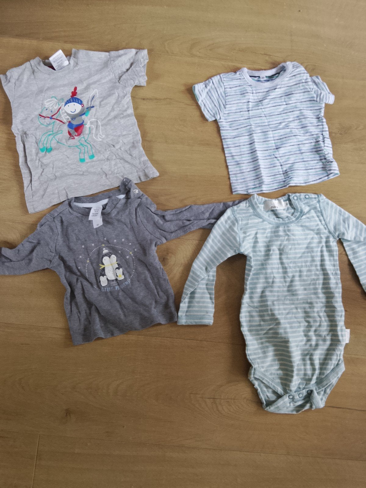 Babykleding set: shirts en romper (maat 62/68), Kinderen en Baby's, Babykleding | Maat 68, Gebruikt, Jongetje of Meisje, Setje