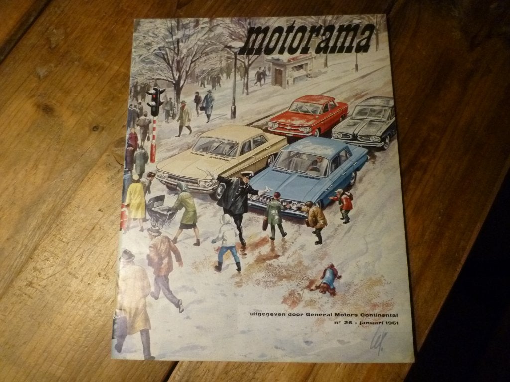 Motorama magazine van GM/Opel 1961, Ophalen of Verzenden, Gelezen, Opel