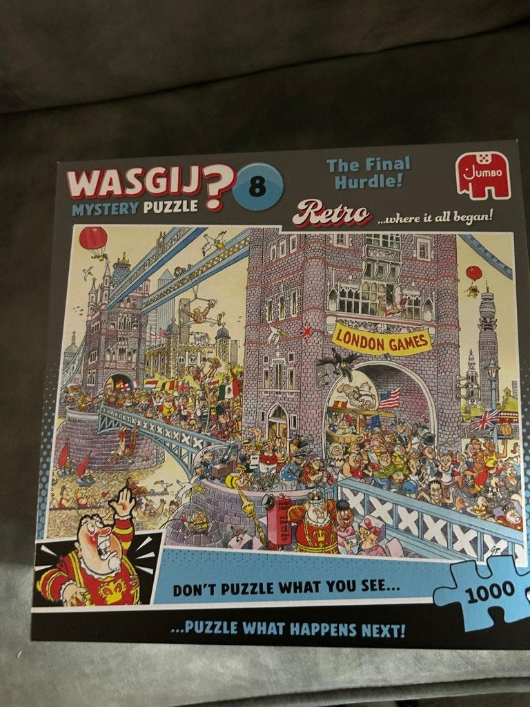 Wasgij puzzels 1000 stukjes (ruilen mag ook) Retro 8 Mystery, Ophalen, 500 t/m 1500 stukjes, Zo goed als nieuw, Legpuzzel