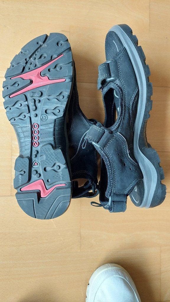 ECCO OFFROAD sandalen 42 dames-sandalen, Ecco, Zwart, Zo goed als nieuw, Sandalen of Muiltjes