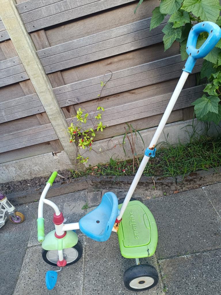 Driewieler smartrike, Gebruikt, Ophalen of Verzenden, Duwstang