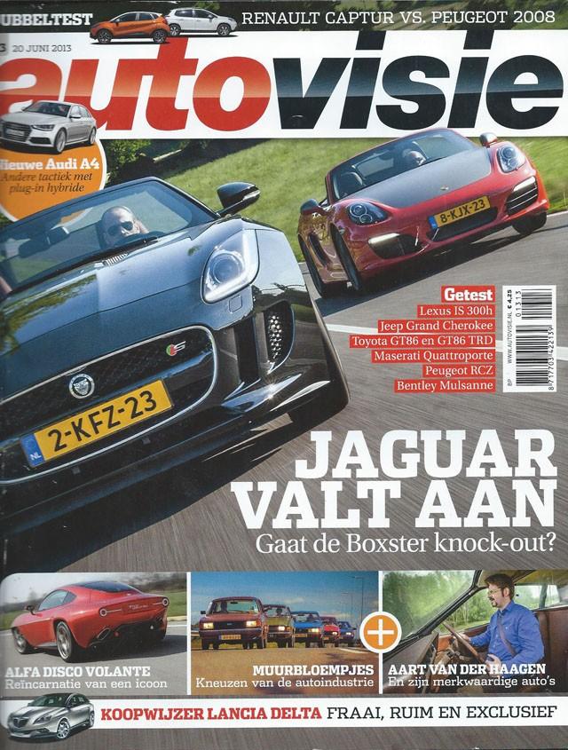 Autovisie 13 2013 : Toyota GT86 - Jaguar F Type - Porsche, Ophalen of Verzenden, Gelezen, Algemeen