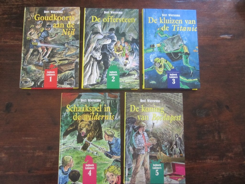 Bert Wiersema Logboek Lammers 2x Offersteen/Goudkoorts Nijl, Ophalen of Verzenden, Zo goed als nieuw