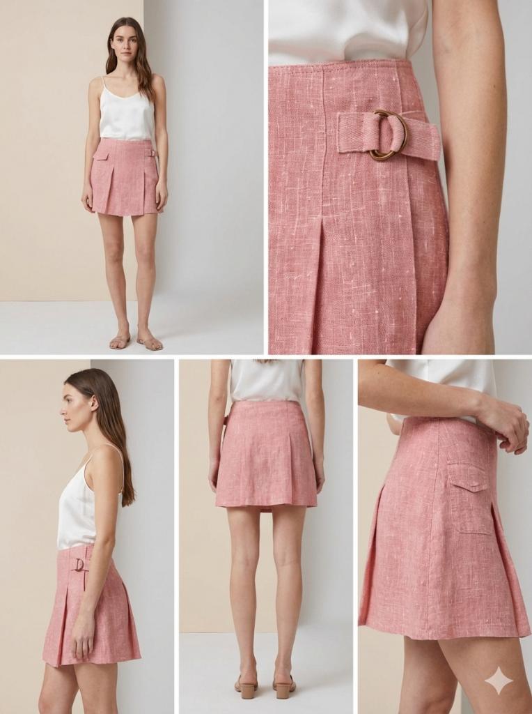 Roze mini wikkelrok van Mat Sui, Ophalen of Verzenden, Zo goed als nieuw, Roze, Boven de knie
