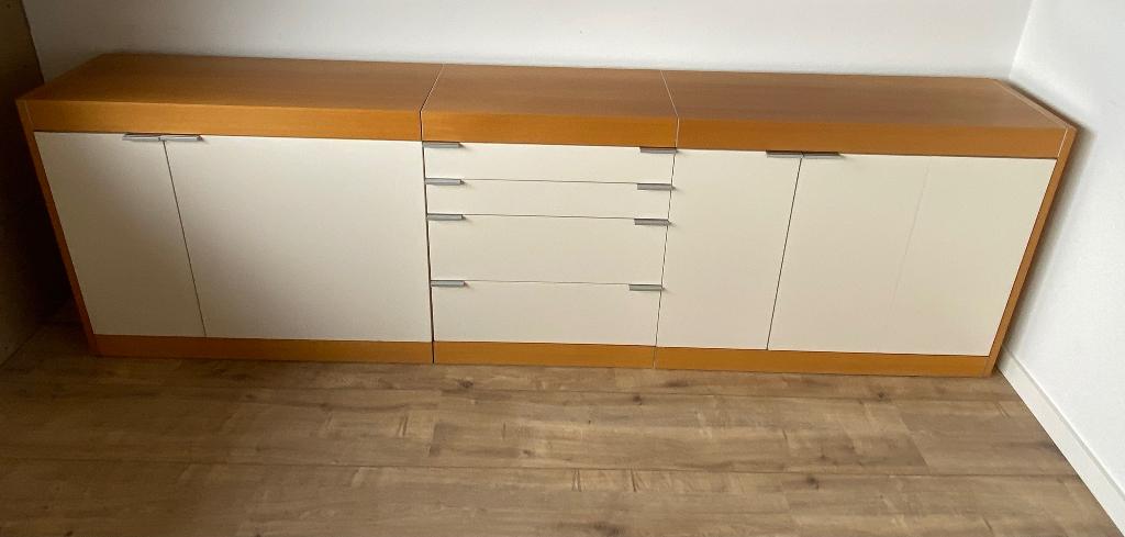 Pastoe dressoir kast - 261cm breed, 81cm hoog, Ophalen, Gebruikt, 200 cm of meer, 25 tot 50 cm