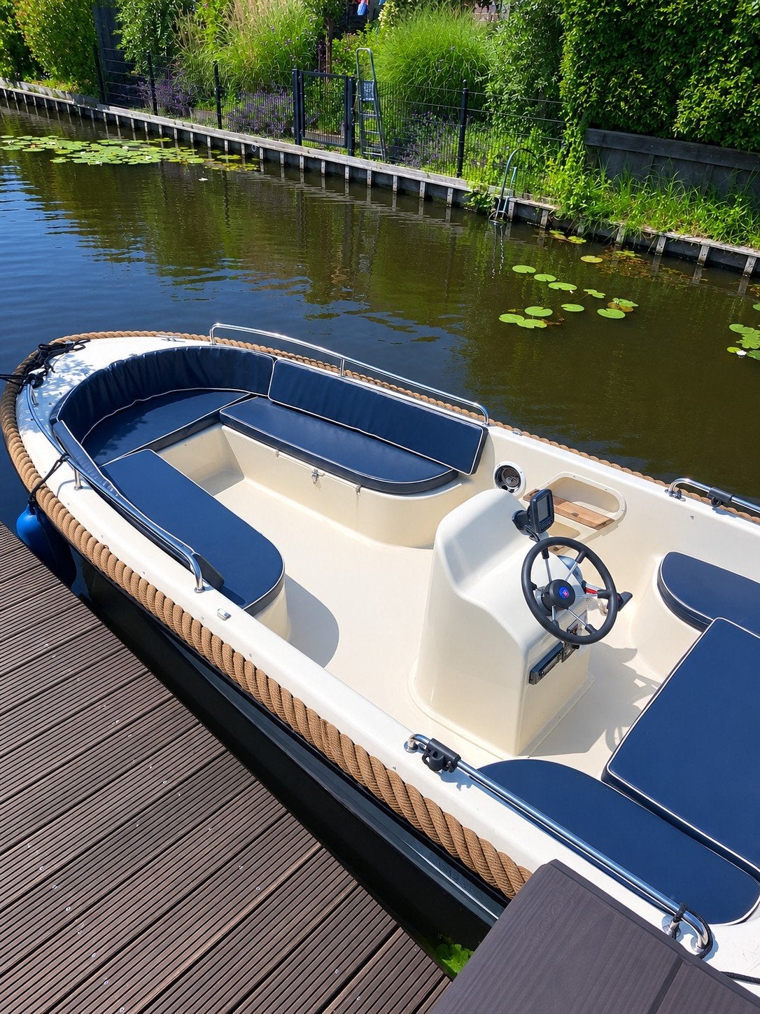 Garda sloep elegance met buitenboordmotor Yamaha 15 pk., Watersport en Boten, 15 pk, 5 m, Ophalen, Overige merken