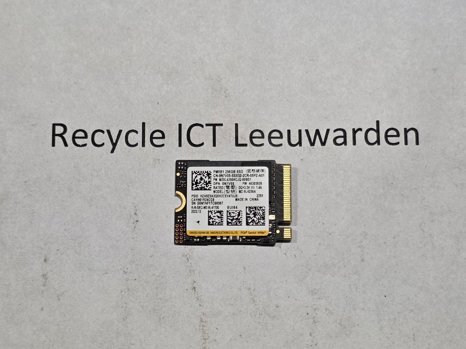 Samsung PM981 256GB SSD M.2 NVMe - Zo goed als nieuw, Intern, ., SSD, Ophalen of Verzenden
