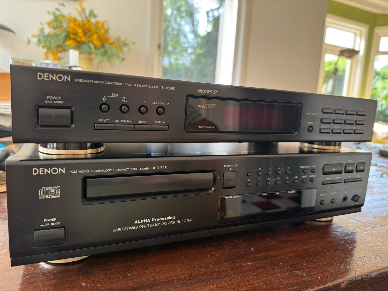 Denon DCD-725 (loopwerk vernieuwen) en Denon tuner 425 RD, Audio, Tv en Foto, Ophalen, Gebruikt, Overige merken