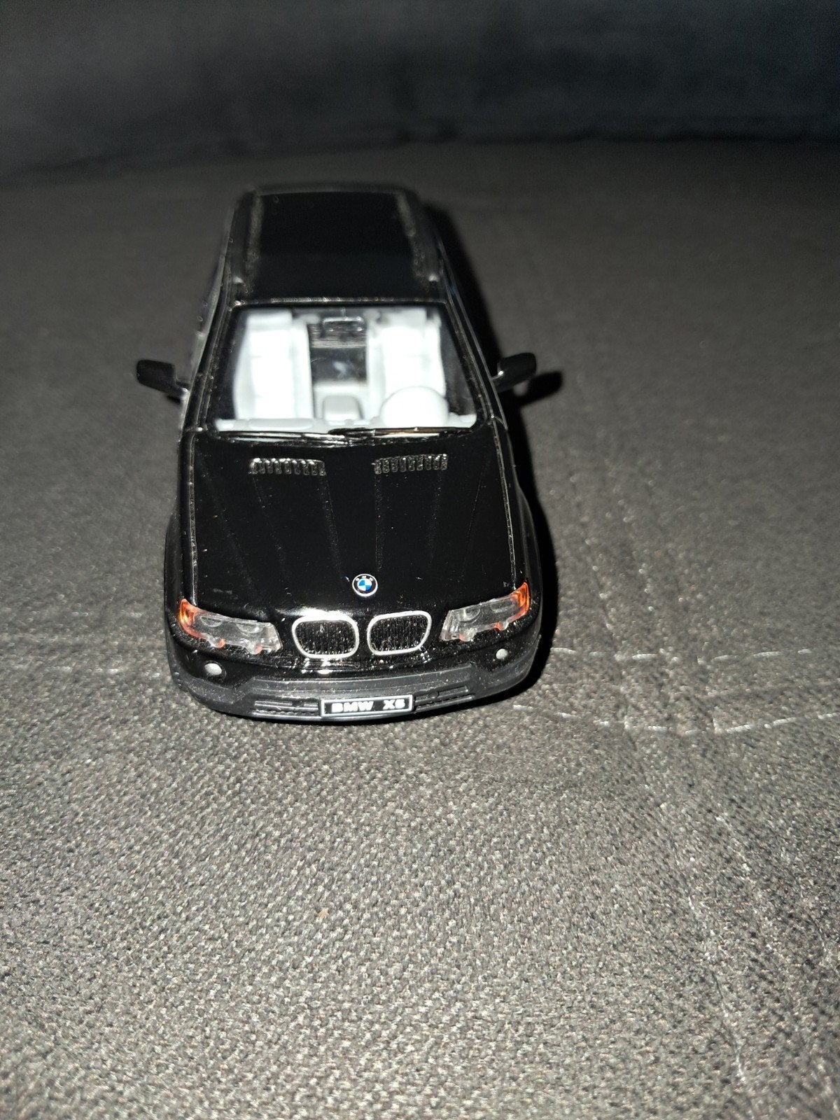 BMW X5 (E53) modelauto met pull-back functie (zwart, Ophalen of Verzenden, Gebruikt, Overige merken