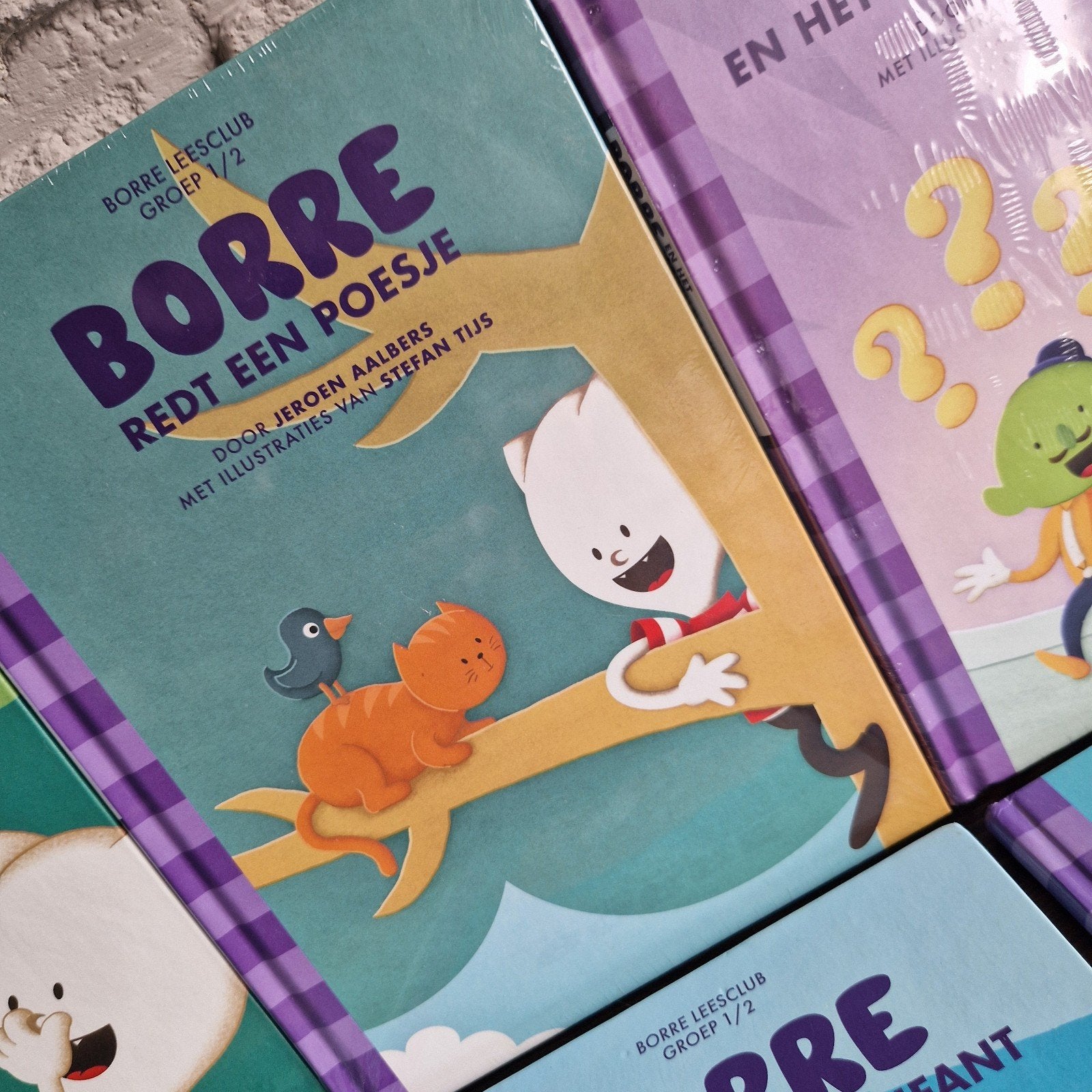 Borre Leesclub boeken - Set van 6 deel nog ingeseald, Ophalen of Verzenden