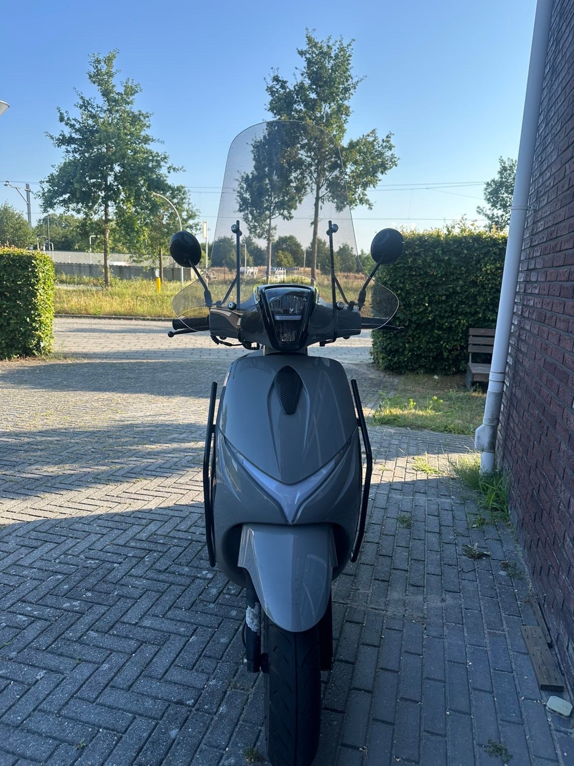Grijze La Souris Valexim Scooter, Fietsen en Brommers, Snorfietsen en Snorscooters, Gebruikt, Benzine, Ophalen, Overige merken