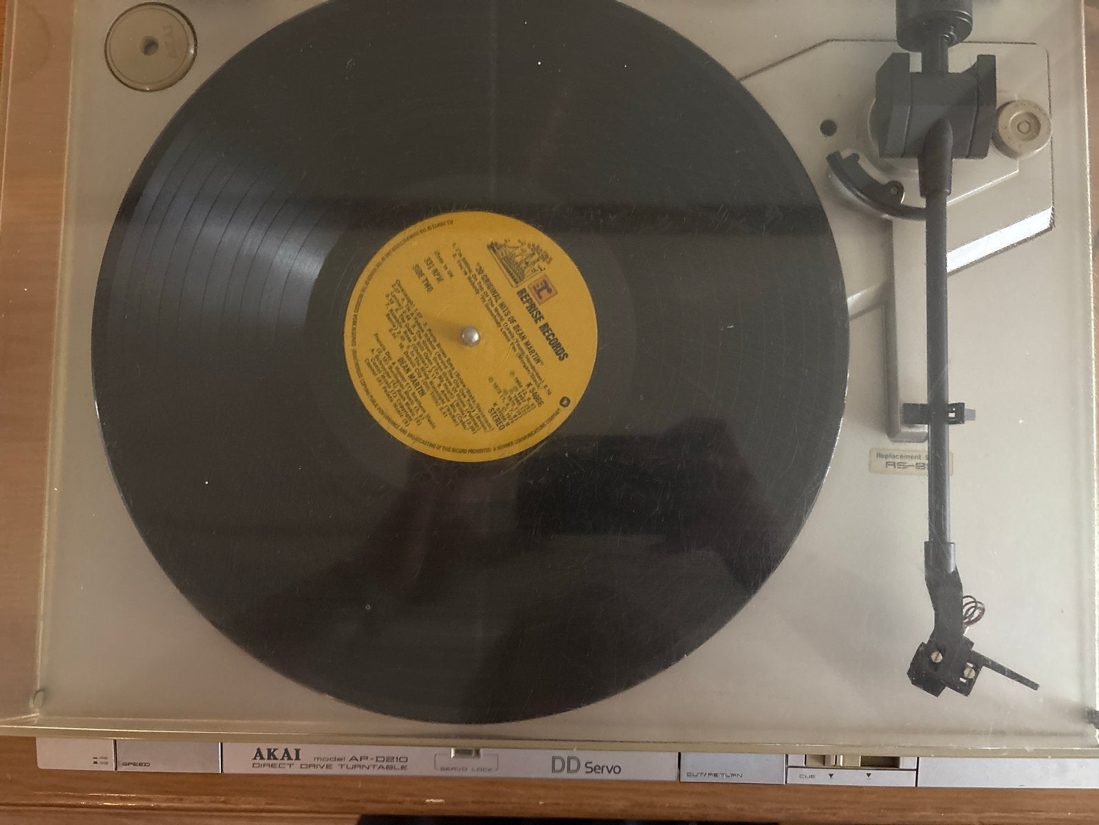 Akai AP-D210 Platenspeler, incl. Dean Martin LP, Ophalen, Gebruikt, Platenspeler, Akai