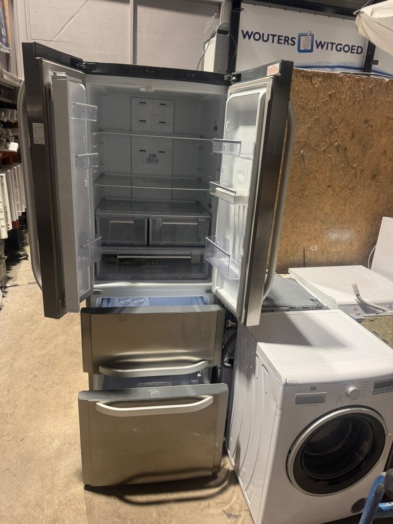 Ariston koelkast netjes garantie bezorging, Gebruikt, 200 liter of meer, 45 tot 60 cm, Met vriesvak
