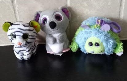 Knuffeltjes merk Ty 3 stuks, Verzenden, Zo goed als nieuw, Overige typen, Wasbaar