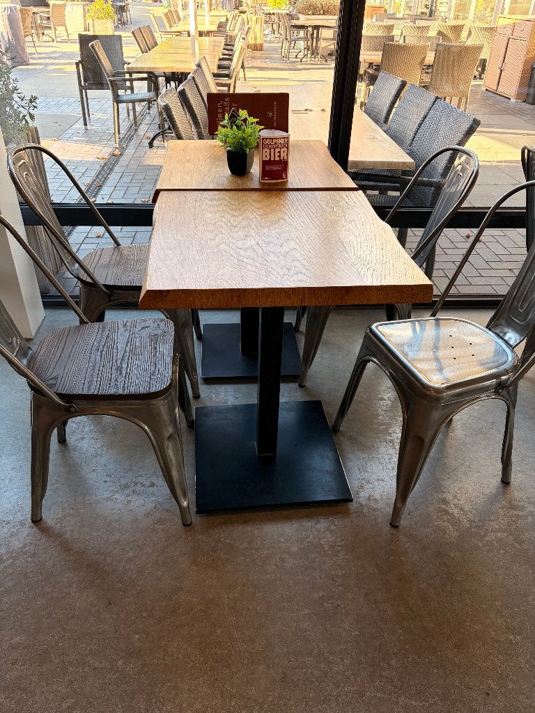 30 industriële stoelen met houten zitting, Ophalen, Gebruikt, Overige kleuren, Vijf, Zes of meer stoelen