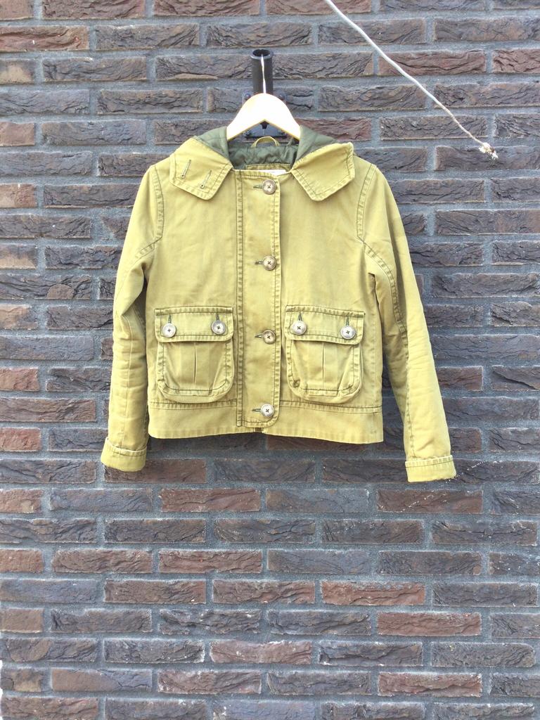 Jas maat XS groen Abercrombie & Fitch, Meisje, Abercrombie & Fitch, Ophalen of Verzenden, Zo goed als nieuw