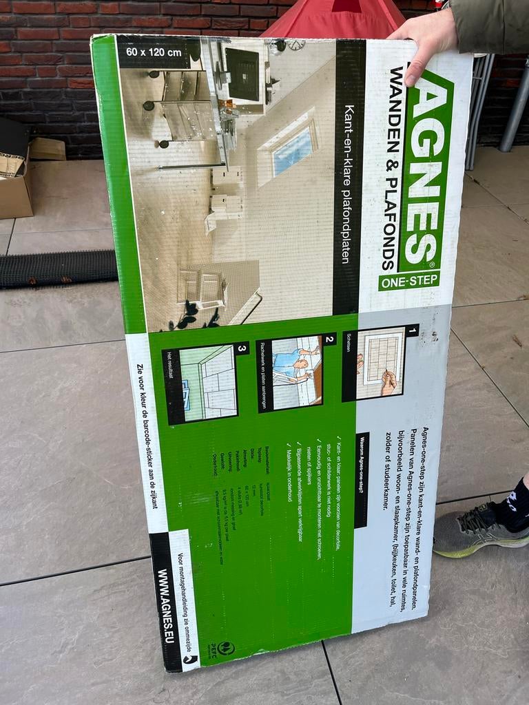 5 dozen Agnes Kant-en-klare Plafondplaten 60x120 cm, Ophalen, Nieuw