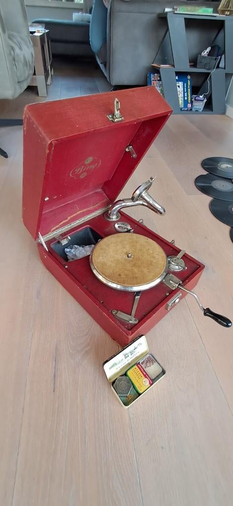 Te koop platenspelers met langspeelplaten, Ophalen, Gebruikt, Platenspeler, Overige merken