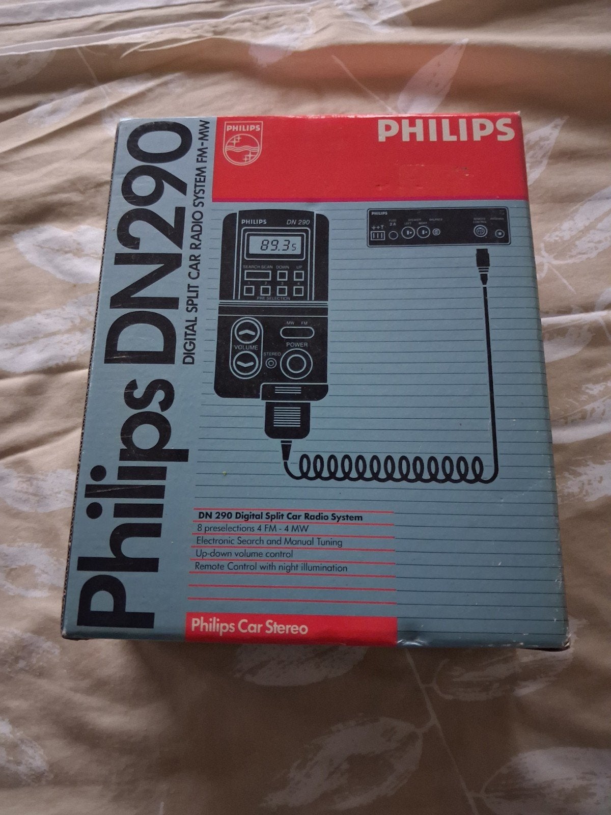 Philips DN290 Digital Split Car Radio System FM-MW, Ophalen of Verzenden, Zo goed als nieuw