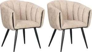 Pole to Pole Breeze Latte stoelen - set van 2, Ophalen, Twee, Overige kleuren, Pole to Pole