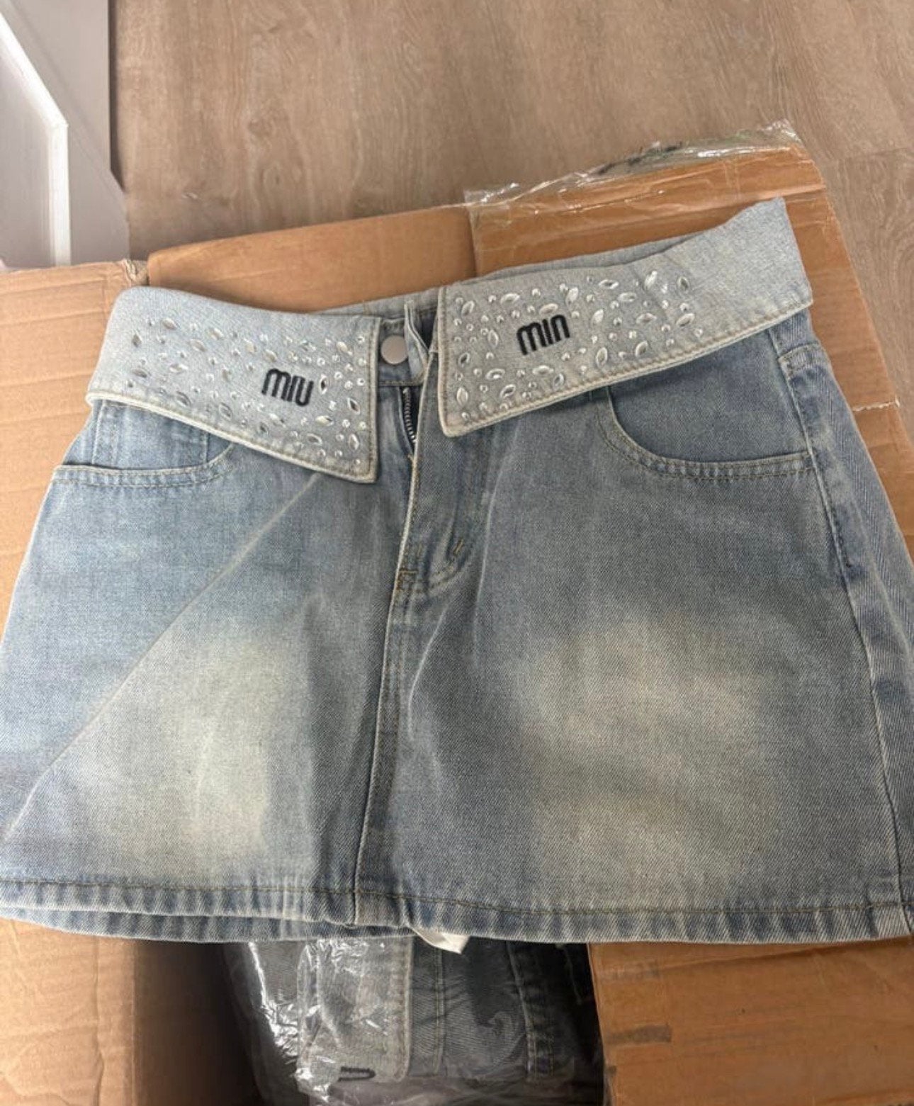 Partij met 19 rokjes Miu Miu Mini, Kleding | Dames, Ophalen of Verzenden, Nieuw, Blauw, W28 - W29 (confectie 36)