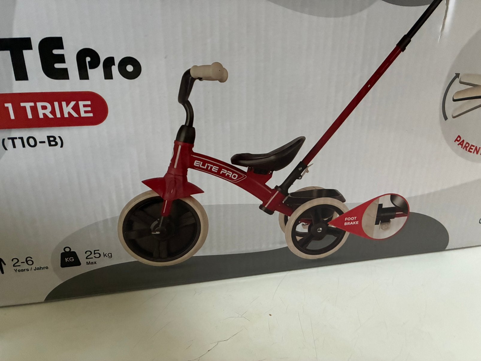 Nieuw in ongeopende doos - Qplay Elite pro driewieler, Ophalen of Verzenden, Nieuw, Duwstang