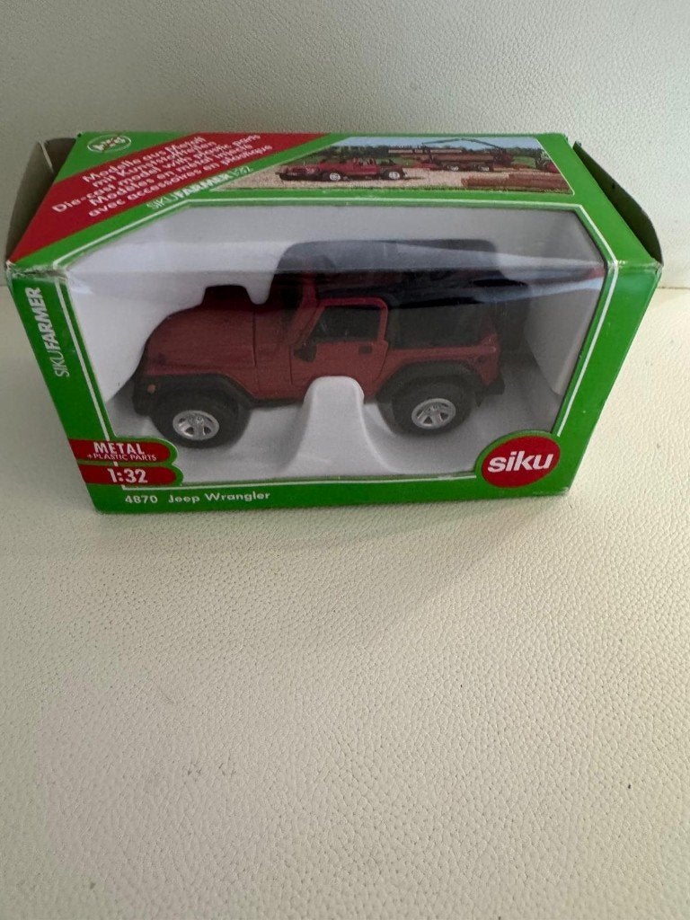 te koop siku jeep wrangler 1 32, Ophalen of Verzenden, Zo goed als nieuw, Tractor of Landbouw, SIKU