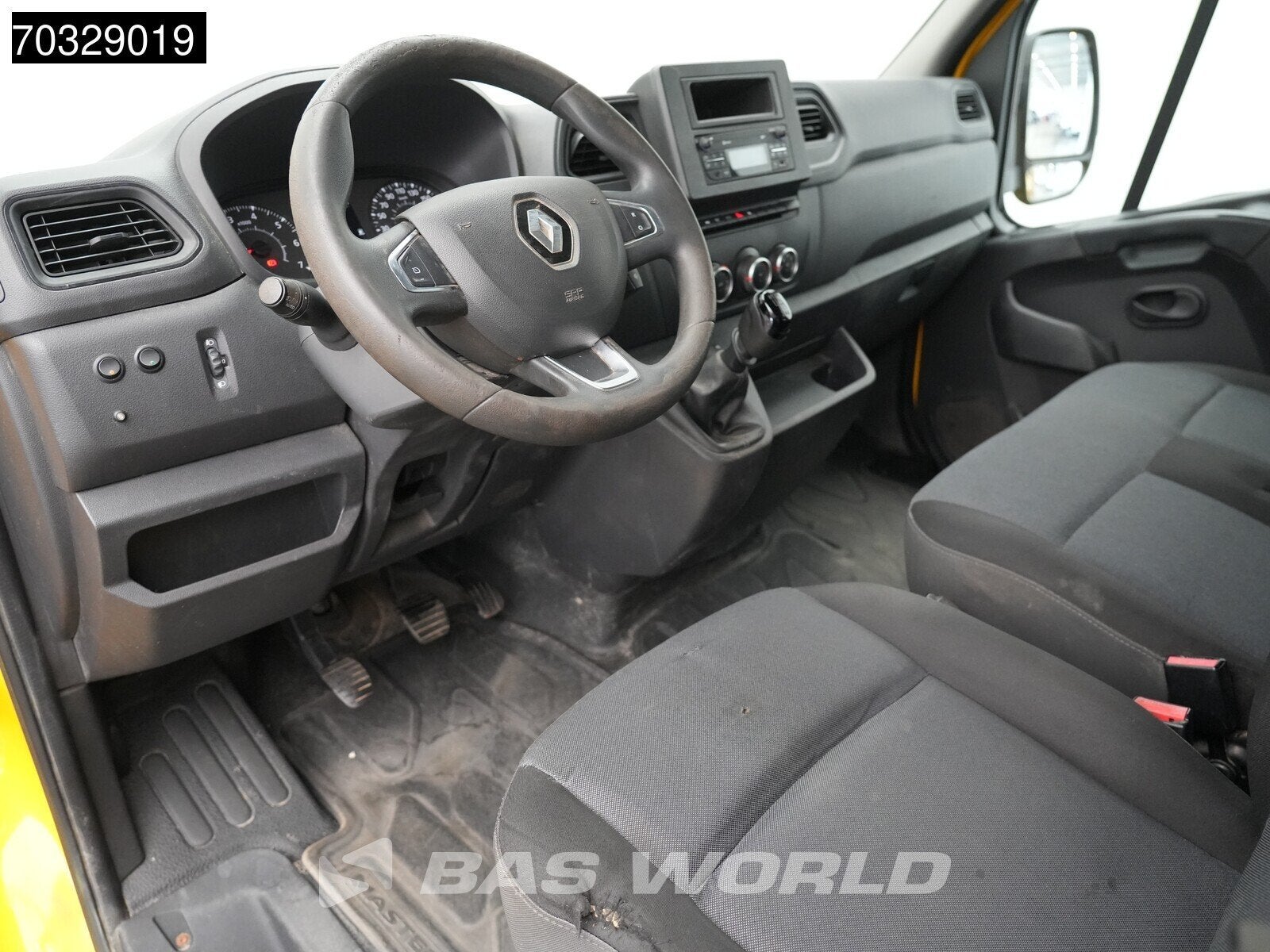 Renault Master 165PK Kraanwagen Maxilift Dubbel Cabine Dubbe, Start-stop-systeem, Stof, Gebruikt, Euro 6