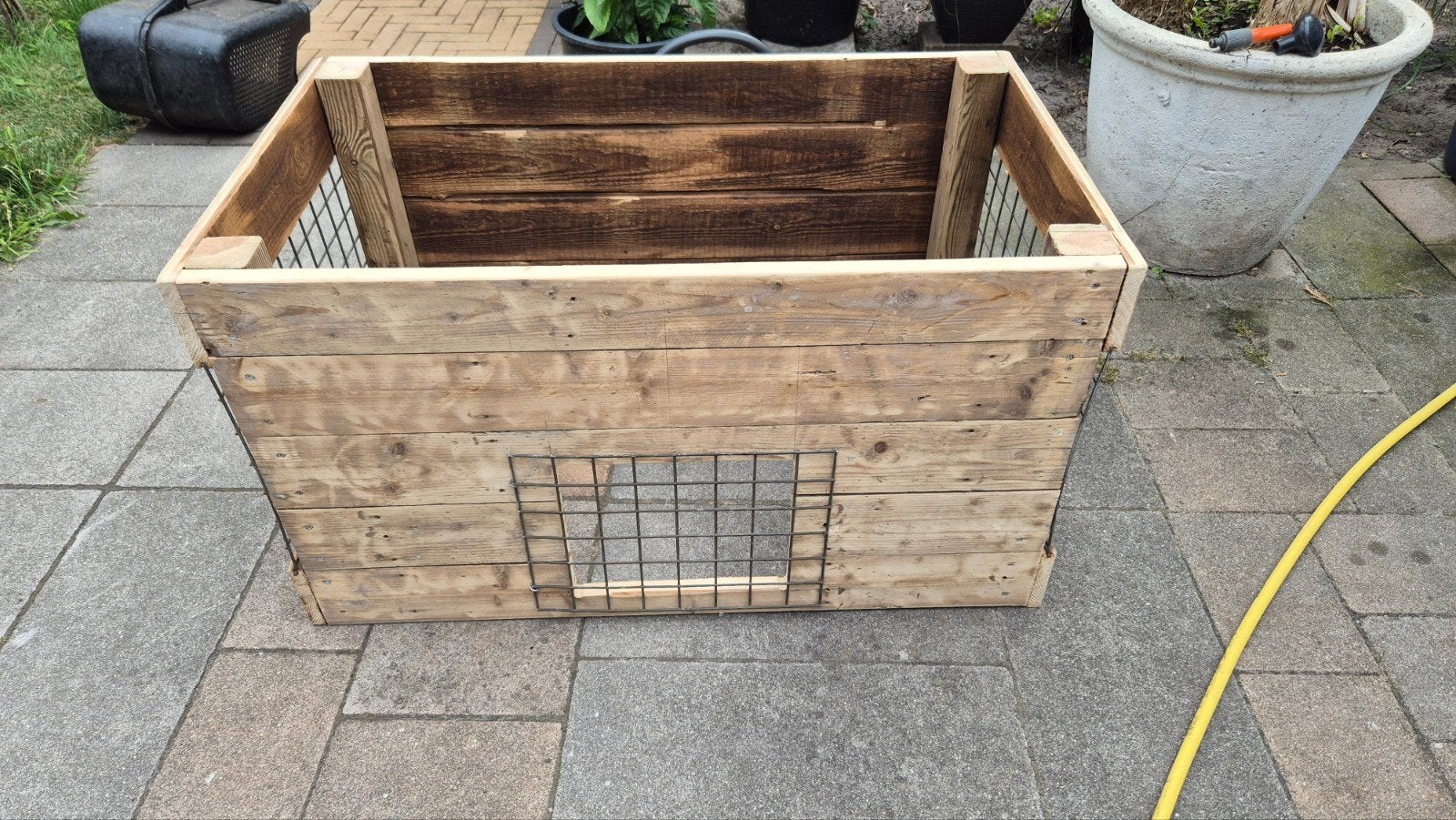 Homemade bench, robuust en stoer, Minder dan 65 cm, Ophalen of Verzenden, 75 tot 110 cm, Nieuw