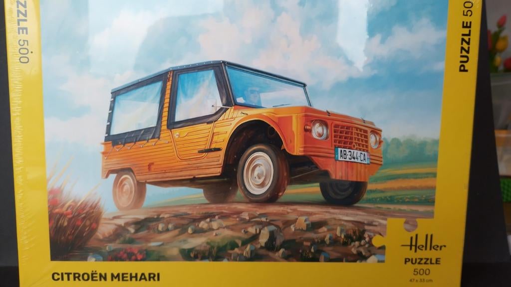 Citroen mehari Puzzel 500 stukjes Heller Pol, Ophalen of Verzenden, 500 t/m 1500 stukjes, Nieuw, Legpuzzel