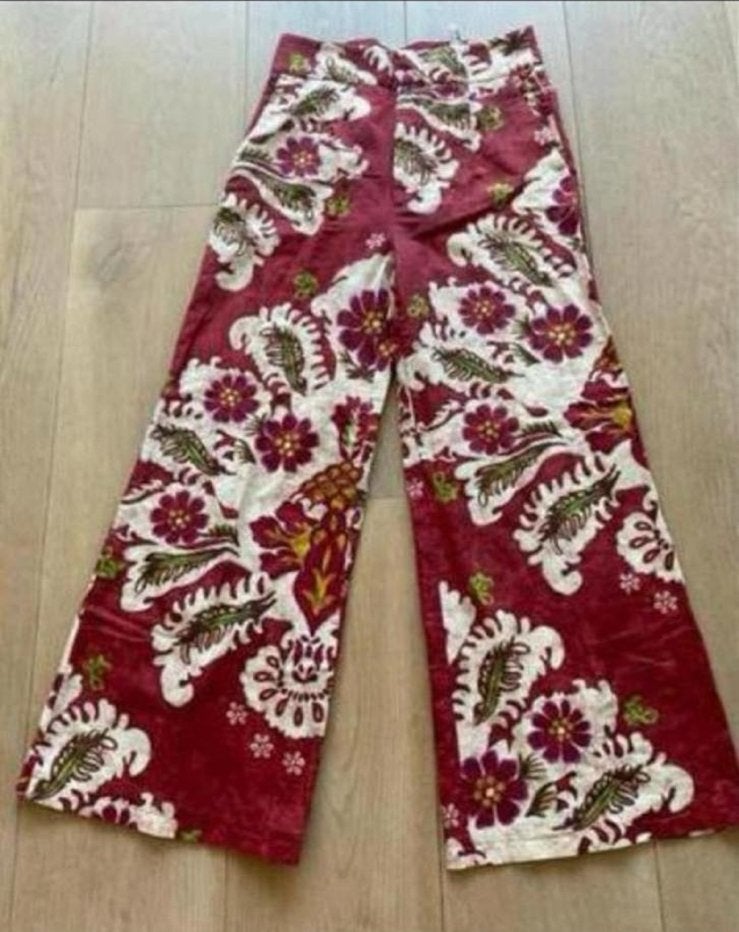 Linnen broek S Zara nieuwstaat, Ophalen of Verzenden, Zo goed als nieuw, Maat 36 (S), Lang