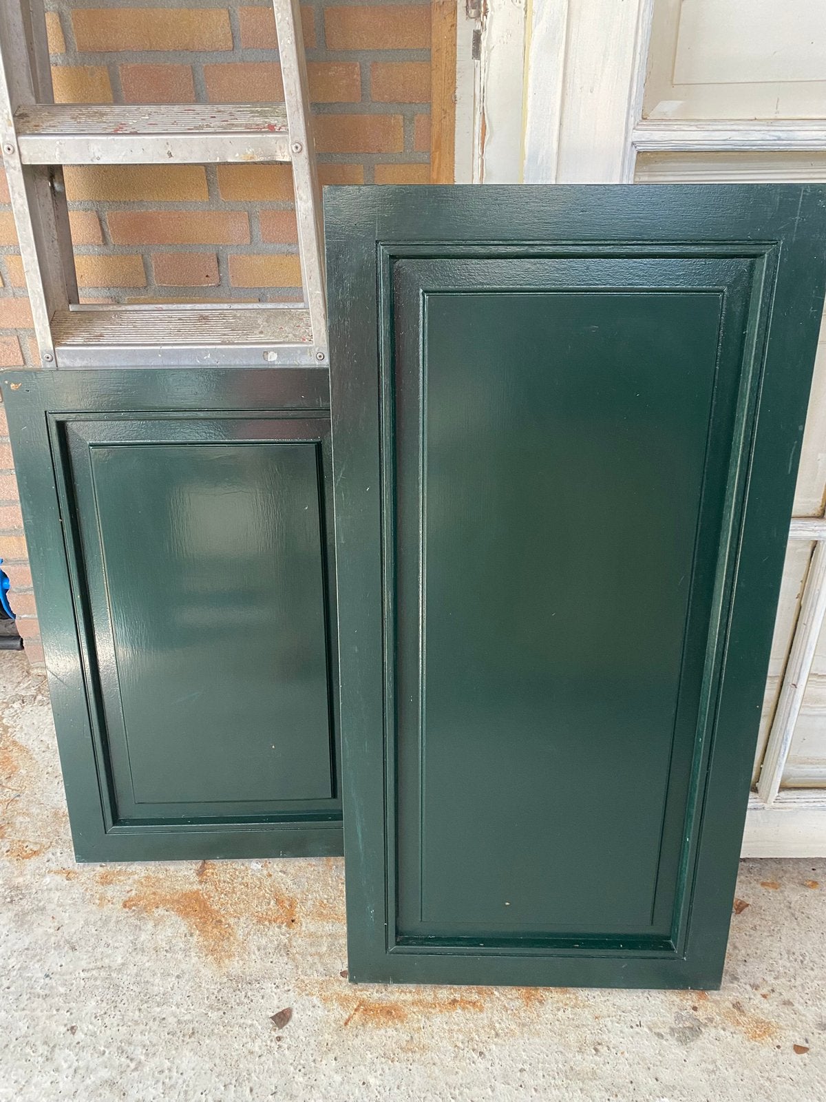 19 stuks luiken, Ophalen, Nieuw, Hout, 75 tot 150 cm
