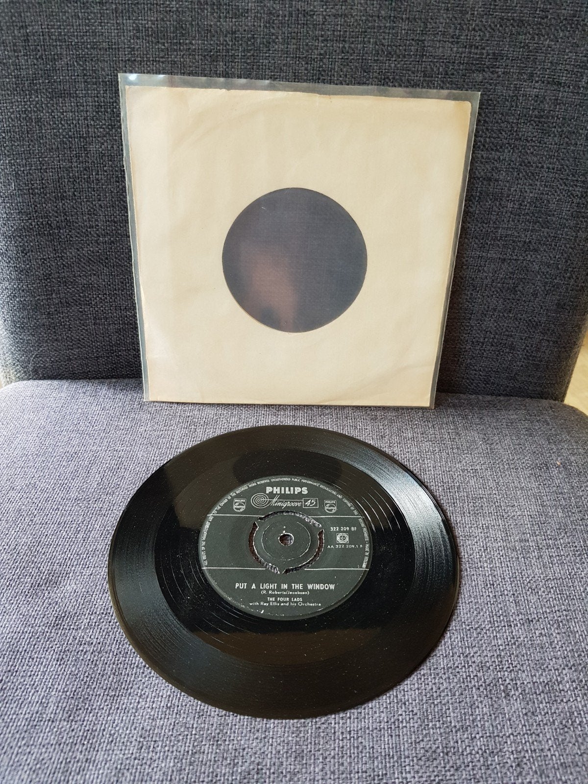 The Four Lads - Put a light in the window (1958), Ophalen of Verzenden, Zo goed als nieuw, Pop