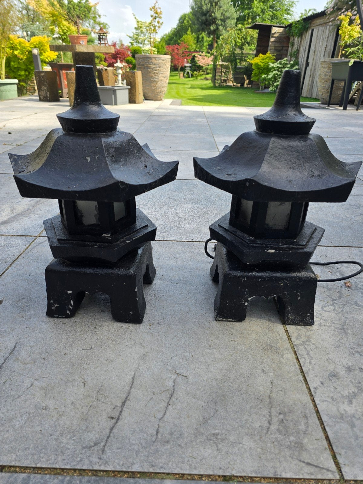 2 leuke japanse pagode's samen 30,-, Tuin en Terras, Ophalen of Verzenden, Gebruikt