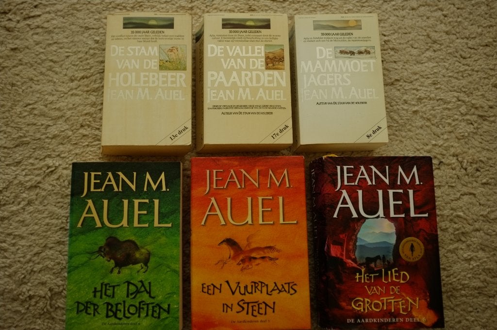 Jean M. Auel ~ De Aardkinderen Serie 1, 2 ,3, 4, 5 & 6., Ophalen of Verzenden, Gelezen, Jean M. Auel