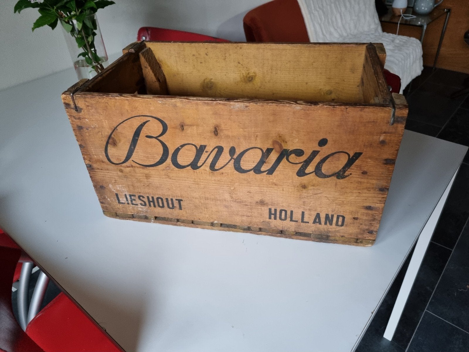 Vintage houten Bavaria kratje, Verzamelen, Ophalen of Verzenden, Zo goed als nieuw, Bavaria