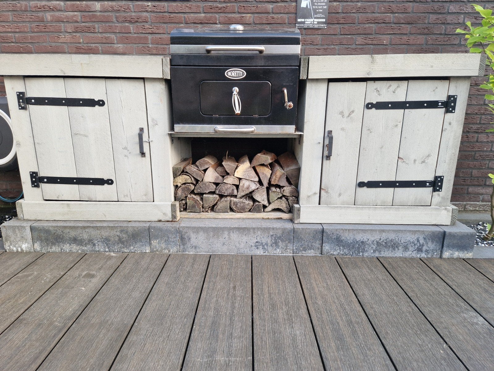 Buitenkeuken met Boretti BBQ, Ophalen, Gebruikt, Boretti