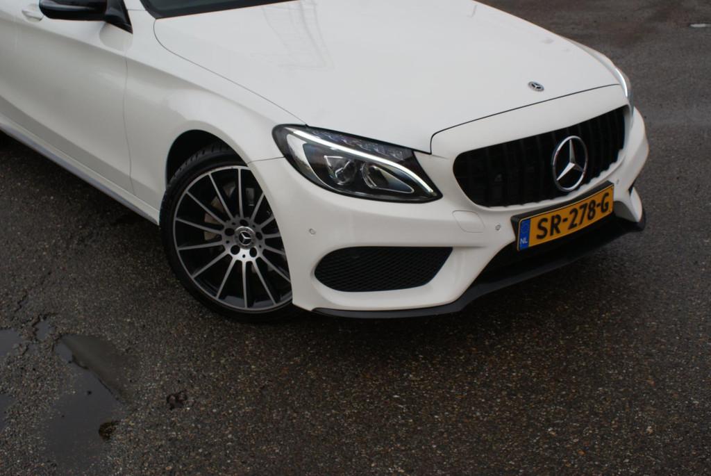 Mercedes-Benz C-klasse Estate 180 ///AMG Pakket | Pano | Nig, Automaat, Achterwielaandrijving, Wit, C-Klasse