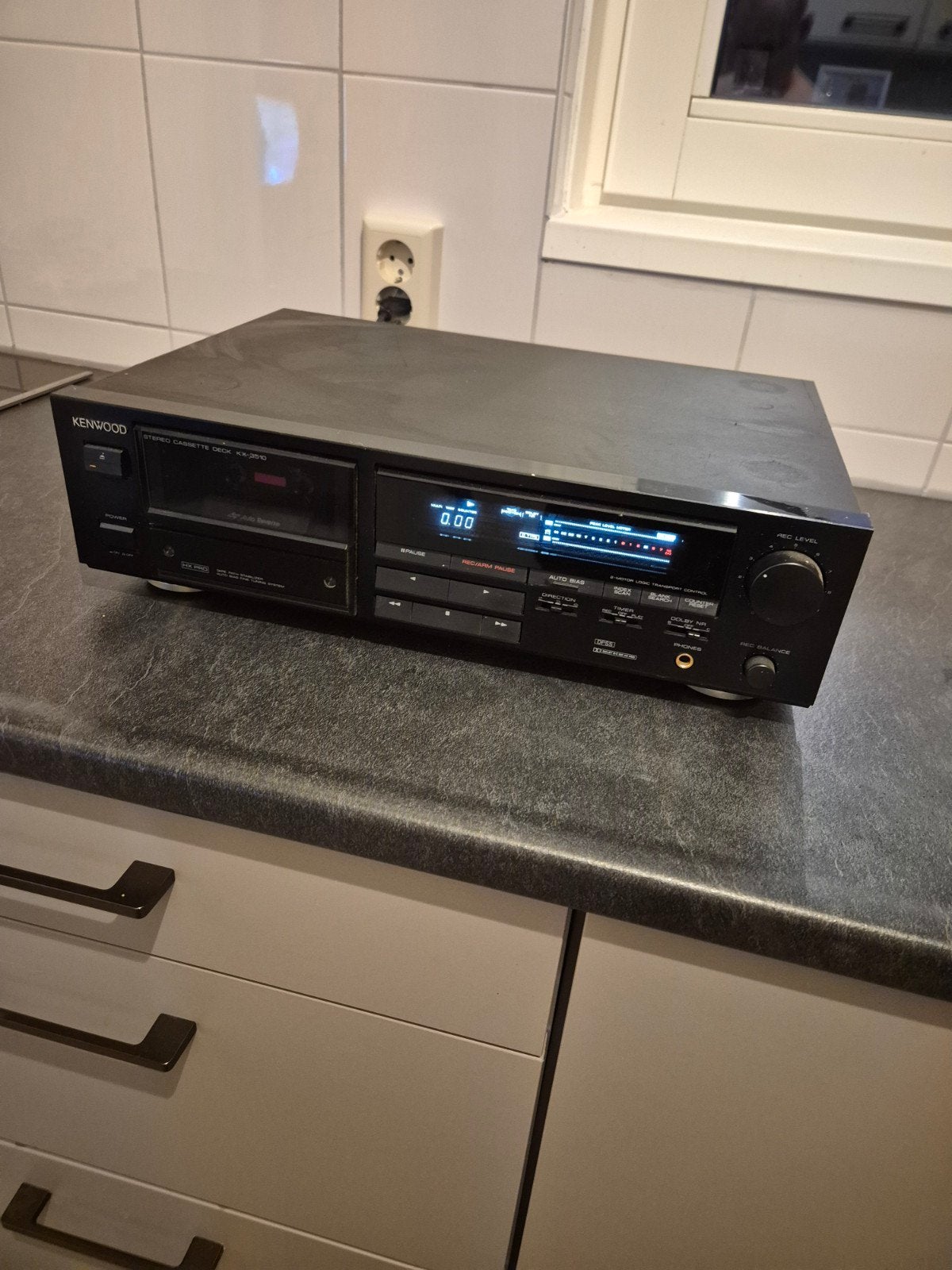 Kenwood kx-3510 cassete deck, Audio, Tv en Foto, Ophalen, Gebruikt
