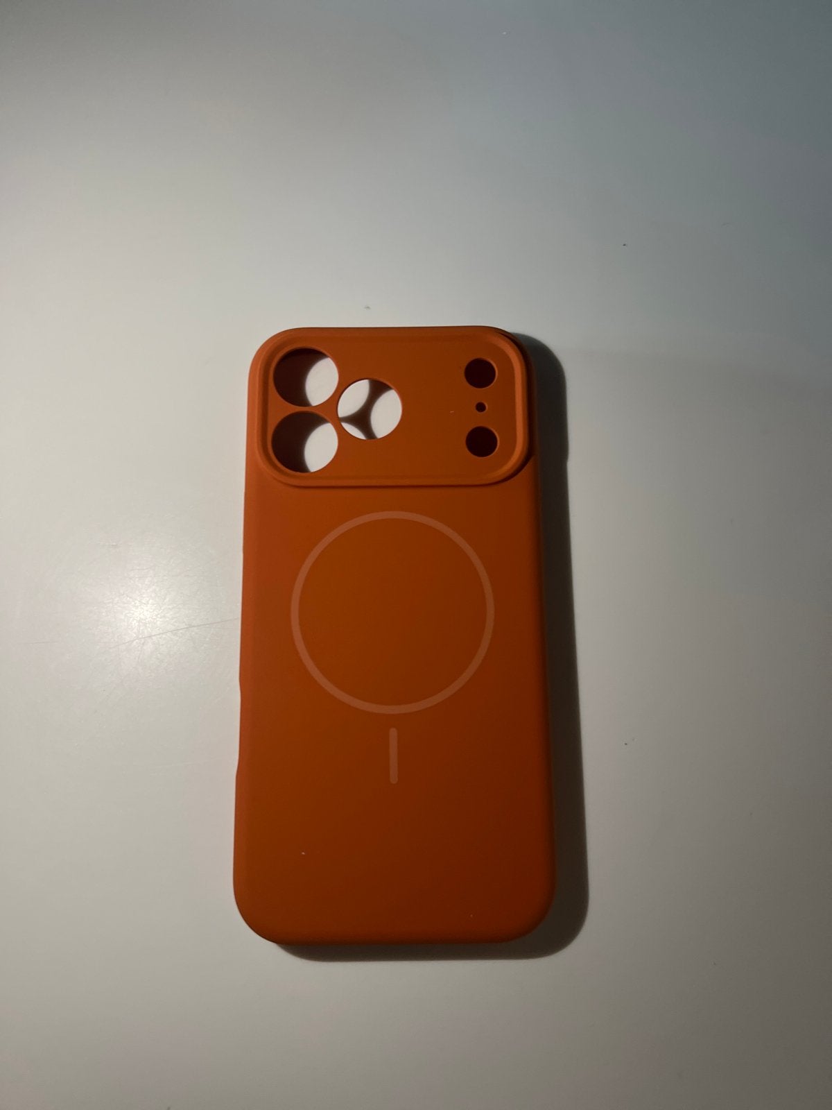 Iphone 17 pro max hoesje, MagSafe, Oranje, Overige merken, Hoesje of Tasje