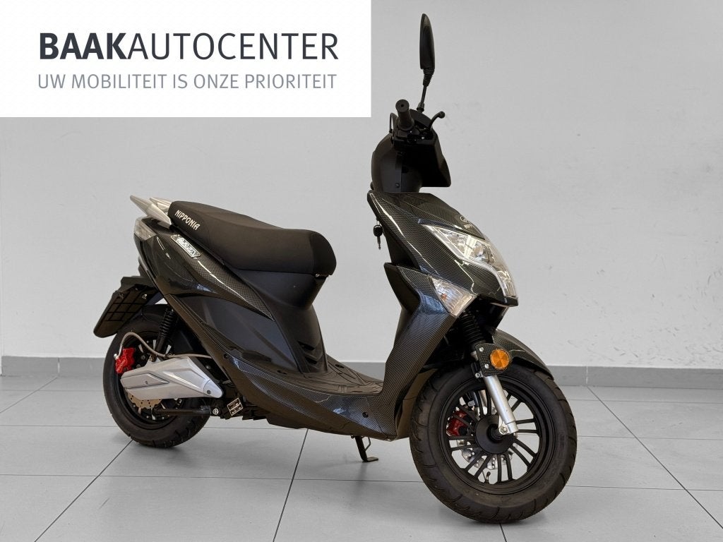 NIPPONIA Bromscooter eRex F17 | 45km | Op kenteken | MEENEEM, 0 cilinders, Gebruikt, Overige carrosserieën, Zwart