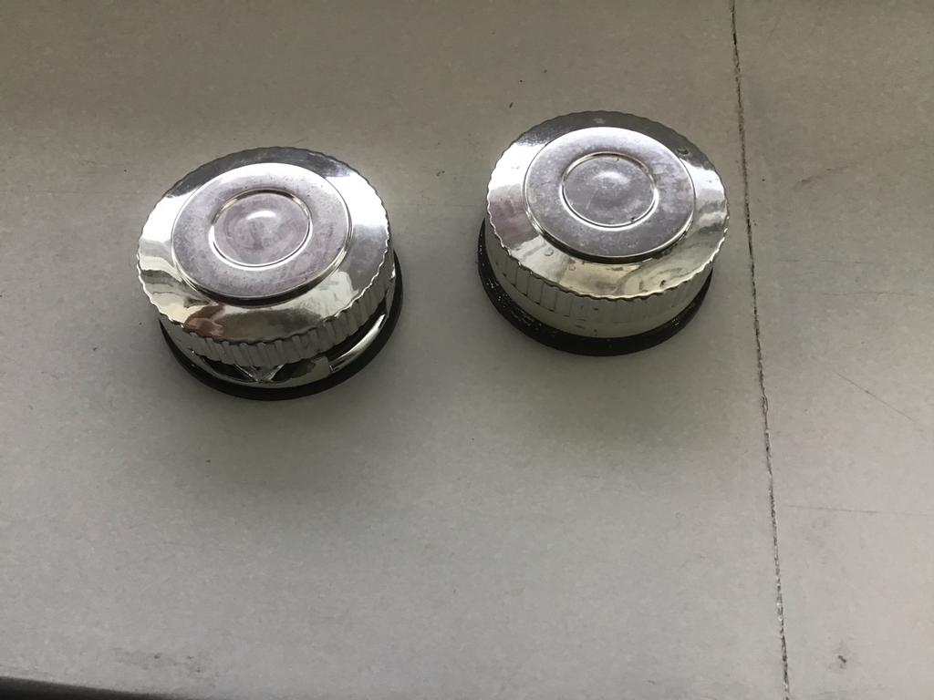 2 Klemdoppen voor gladde ondergrond - Antislip, Ophalen of Verzenden, Gebruikt, Zilver, Metaal