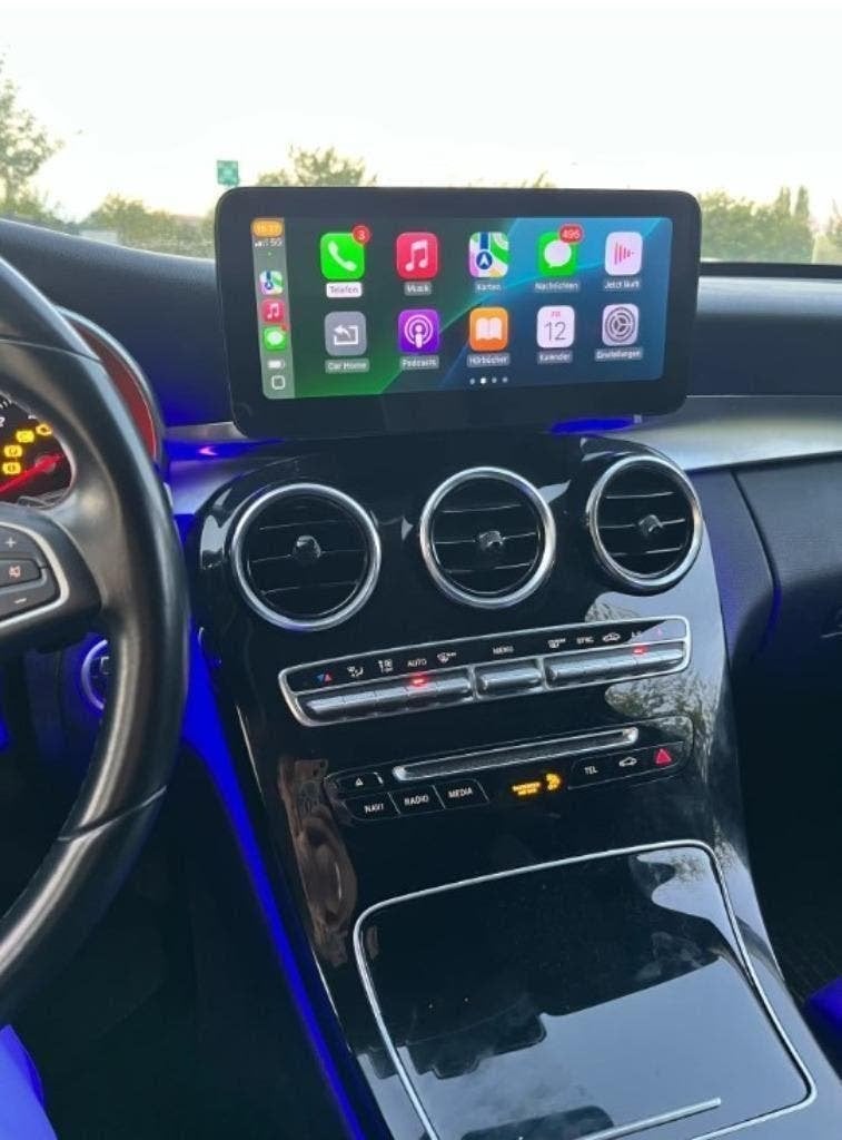 Mercedes C-Klasse W205 GLC 10,25'' android 14 apple carplay, Ophalen of Verzenden, Nieuw